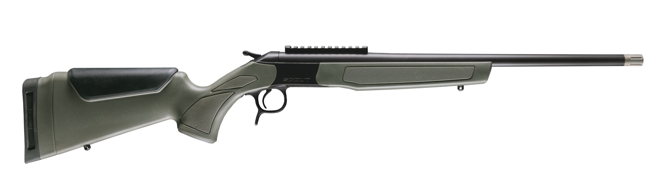 CVA SCOUT SPUR 28GA BL/ODG 22″