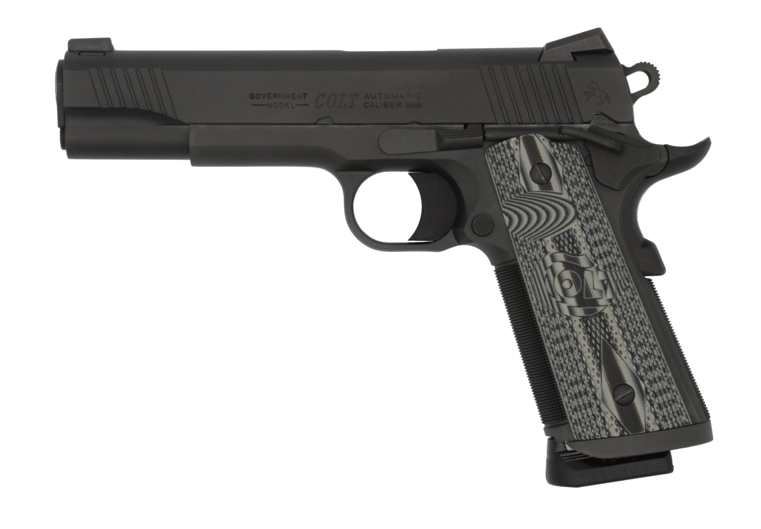 COLT COMBAT UNIT 9MM BLK 5″ NS