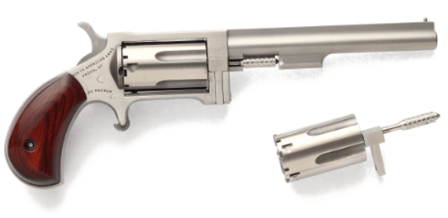 NORTH AMERICAN ARMS SIDEWINDER 22M/22LR 4″ SS