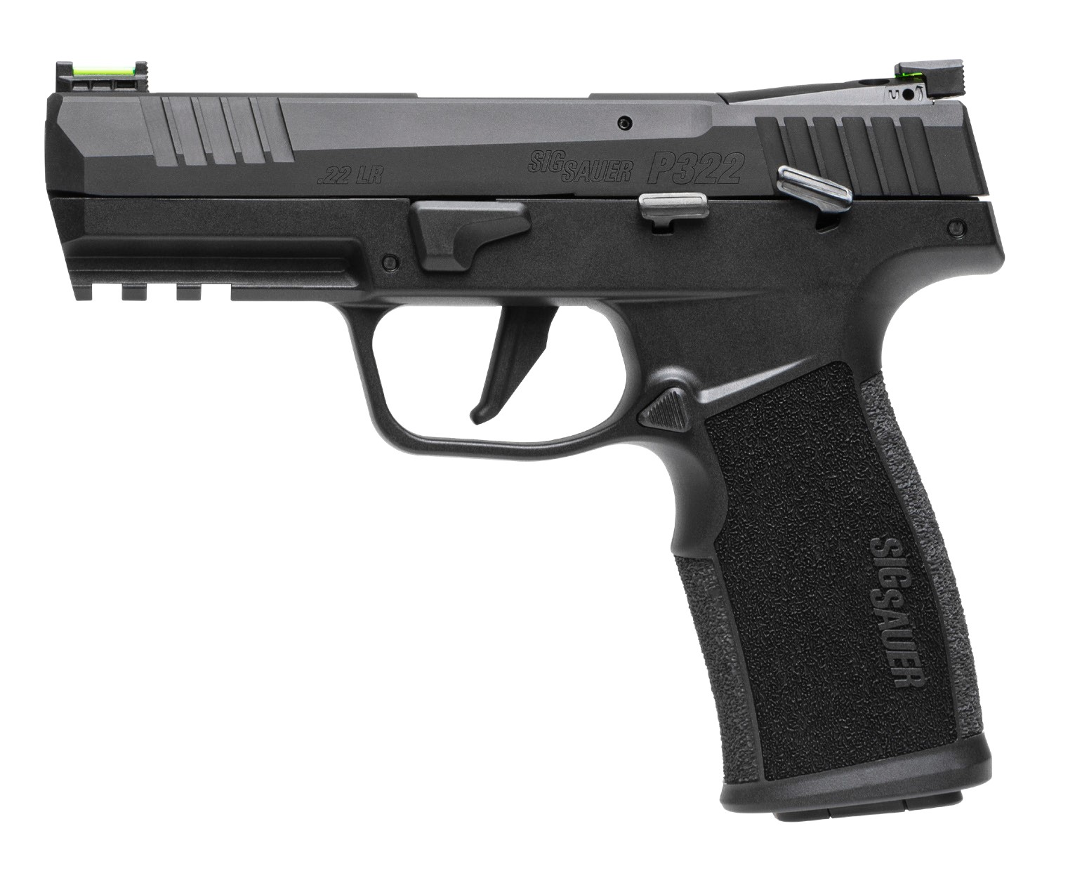 SIG SAUER P322 22LR BLK 4″ 10+1 CA FOS
