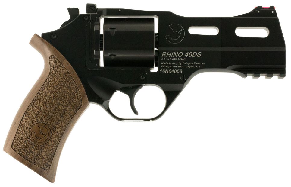 CHIAPPA FIREARMS RHINO 40DS 9MM 4″ BLK ADJ