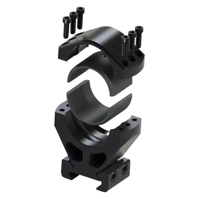 Burris Steel XTR Signature Scope Ring Set with Pos-Align Offset Inserts 30mm 1.00″ Height Matte