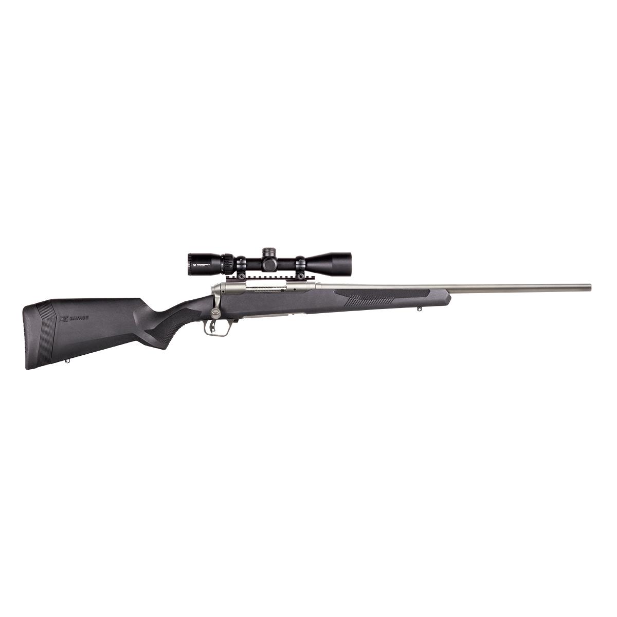 Savage 110 Apex Storm XP Rifle 300 WSM 2rd Capacity 24″ Barrel Black Synthetic Stock 3-9x40mm Vortex Crossfire II