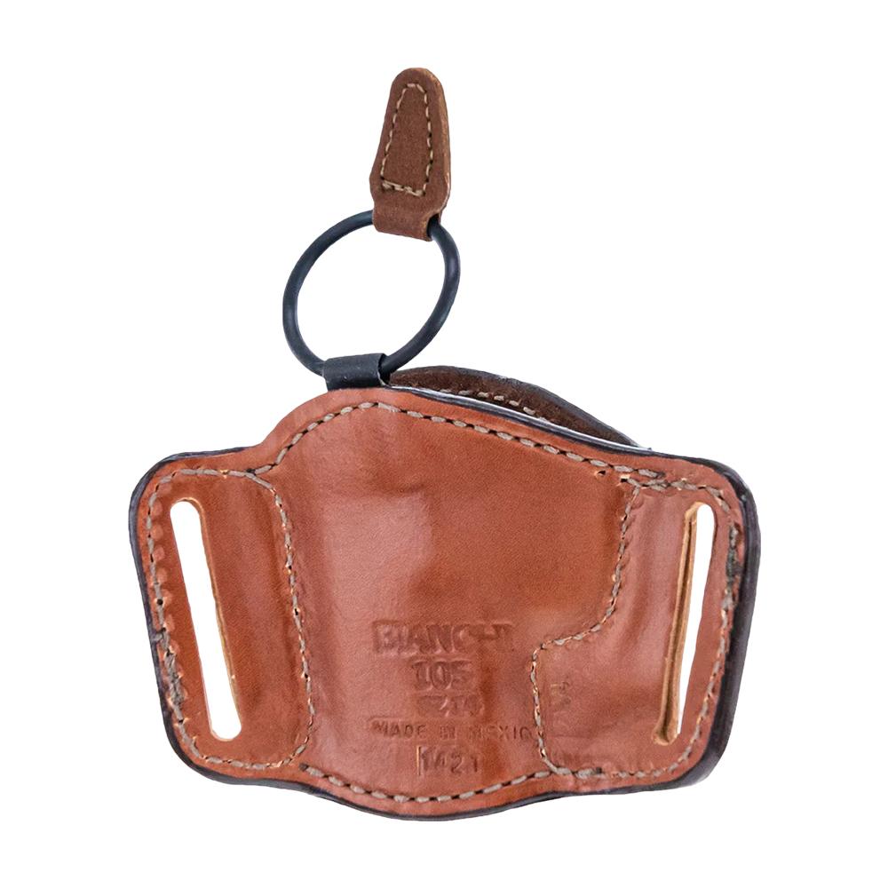Bianchi 105 Minimalist Belt Slide Holster for S&W 36/38/40 J Frame 2″ Tan RH
