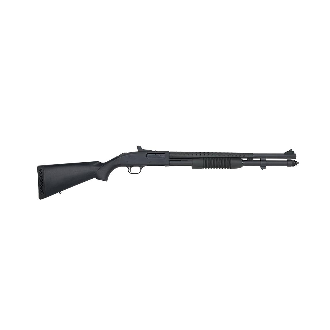 Mossberg 590 Security Shotgun 12ga 3″Chamber 8+1 Capacity 20″ Barrel Black Ghost Ring Sights