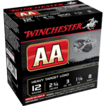 Winchester AA Target 12 ga 2 3/4″ 3 dr 1 1/8 oz #8  – 25/ct