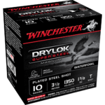 Winchester Super-X Drylok Super Steel Shotshells 10 ga 3-1/2″ 1-5/8 oz 1350 fps #T 25/ct