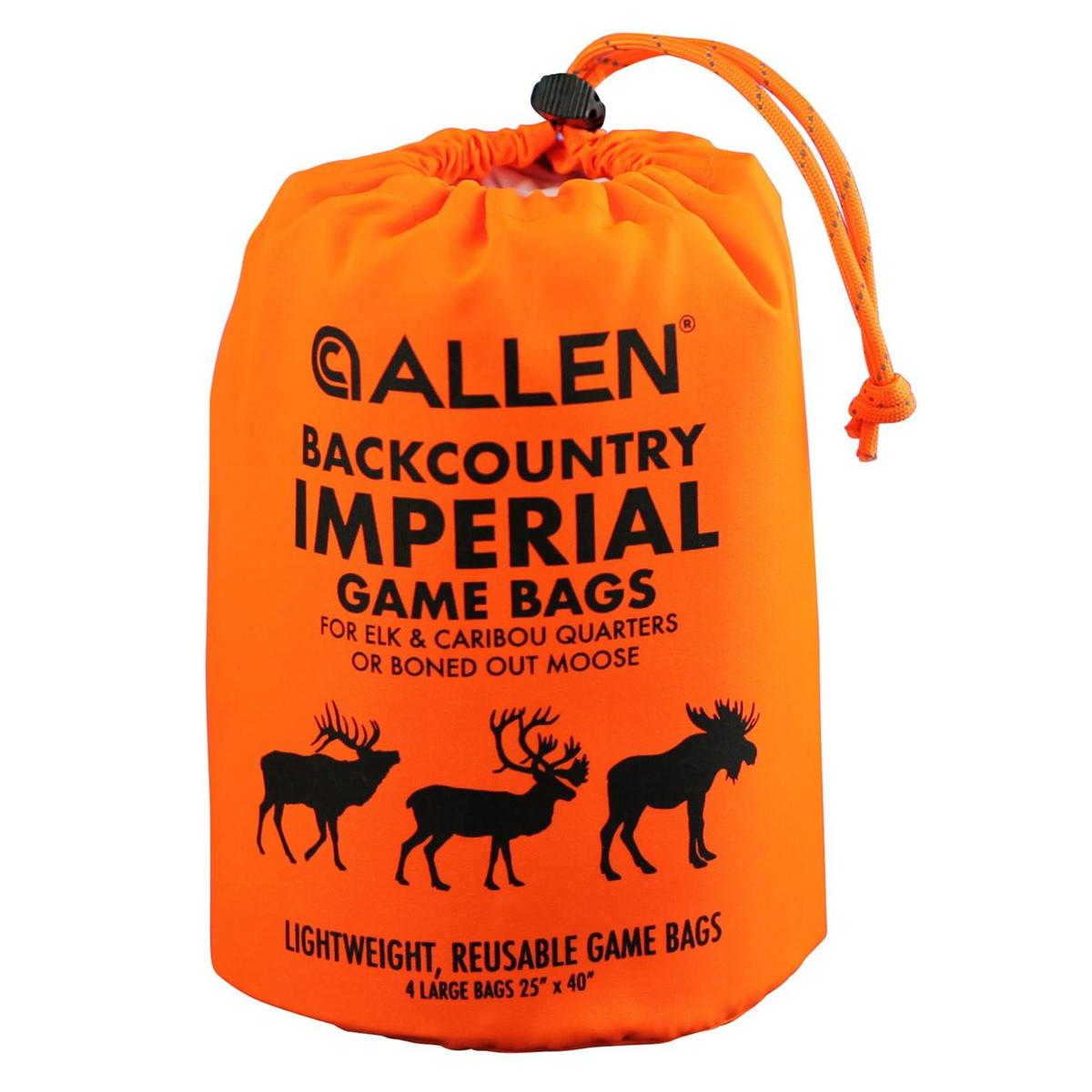 Allen Backcountry Imperial Elk Game Bag Set 25×40 Pack of 4