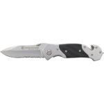 Smith & Wesson 1st Response Drop Point Folding Knife 3 3/10″ Blade Black and Silver