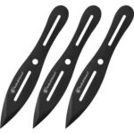 Smith & Wesson 3 8″ Throwing Knives 4 1/4″ Blade Black