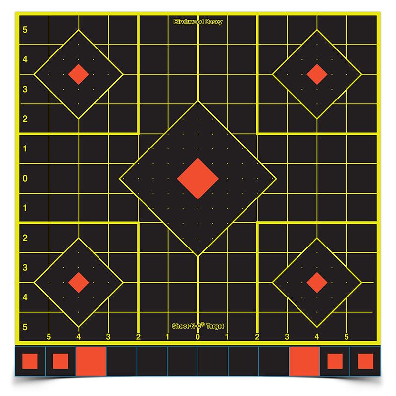 Birchwood Casey SHOOT NC 12 in Sight-In 12 Targets – 144 Pasters