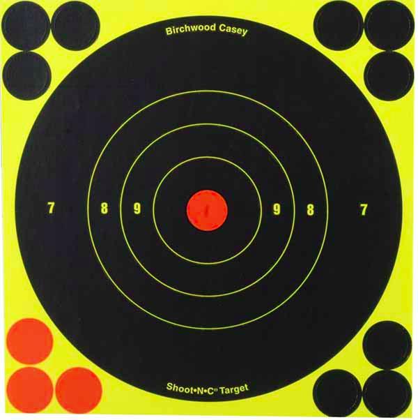 Birchwood Casey Shoot-N-C 6″ Reactive Self-adhesive Targets 60/pk