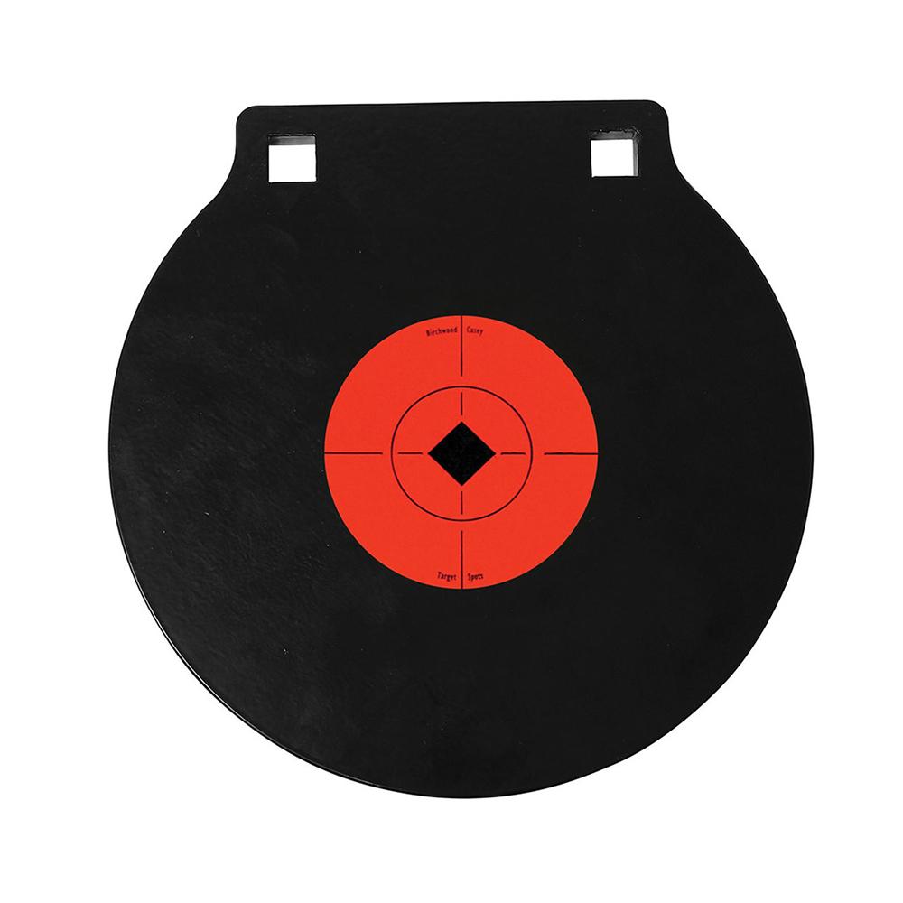 Birchwood Casey World of Targets Double Hole AR500 Gong 10″ 3/8″ Thick