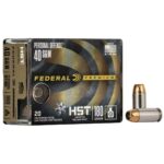 Federal Premium Personal Defense HST Handgun Ammunition  .40 S&W 180gr 1010fps HST – 20/Box