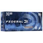 Federal Power-Shok Rifle Ammunition .243 Win 80 gr SP 3330 fps – 20/ct