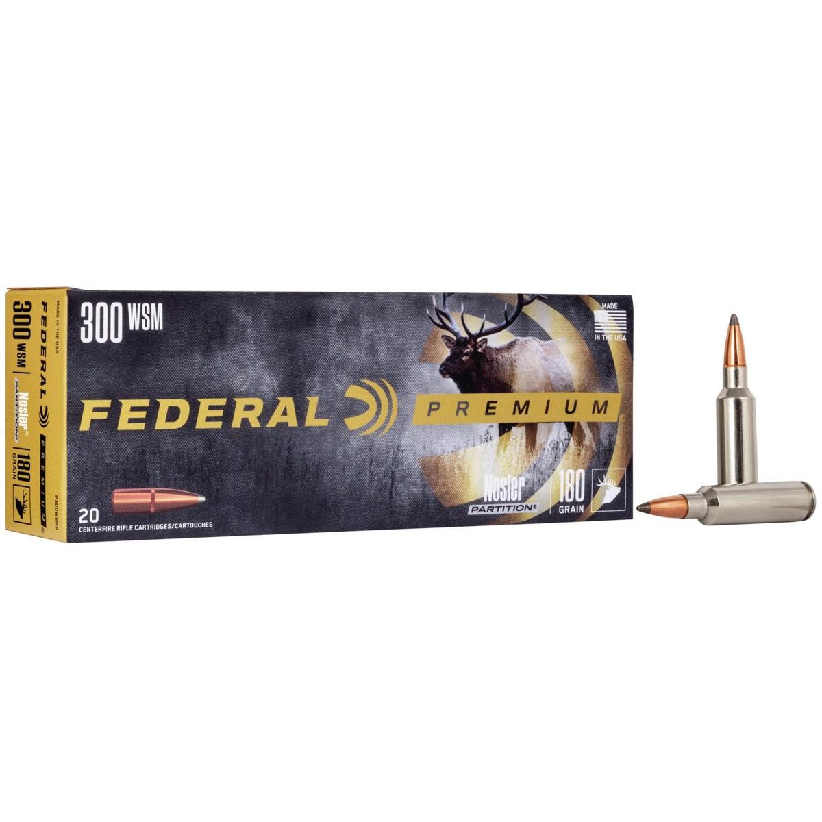 Federal Premium Vital-Shok Rifle Ammunition .300 WSM 180 gr PT 2980 fps – 20/ct