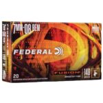 Federal Fusion Rifle Ammunition 7mm-08 Rem 140 gr BTSP 2850 fps – 20/ct