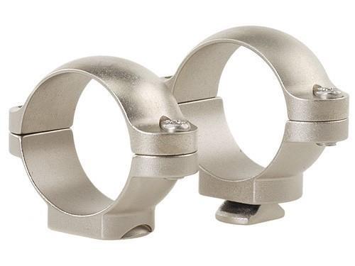 Leupold 2-Piece STD Windage Adjustable Steel Rings 1″ Low Silver