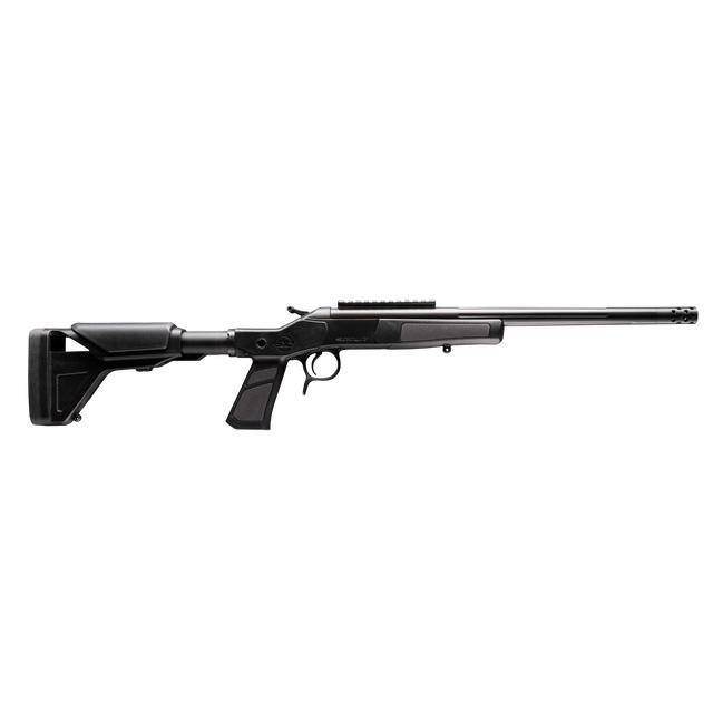 CVA Scout XP-SB Rifle .308 Win Single Shot 16.5″ Threaded Fluted Stainless Steel Barrel w/Graphite Black Stock