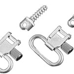 Uncle Mike’s QD Machine Screw Type Swivel – 1″ Nickel