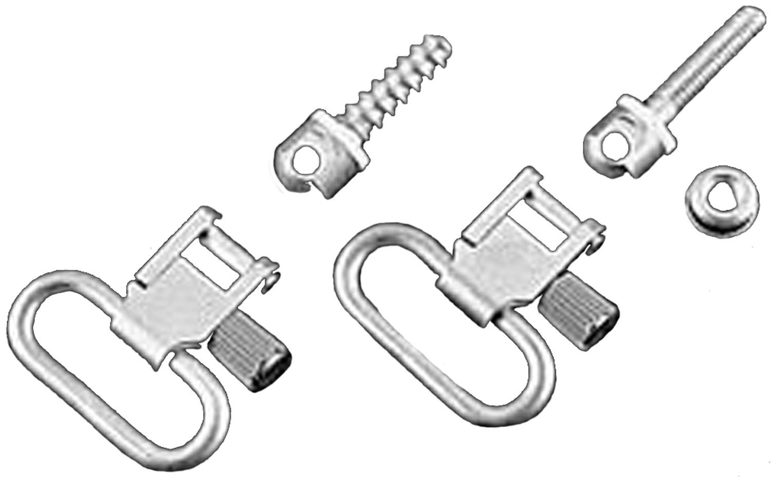 Uncle Mike’s QD Machine Screw Type Swivel – 1″ Nickel