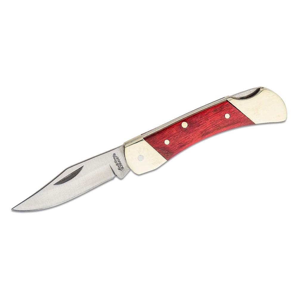Schrade Uncle Henry Brown Bear Folding Knife 2-1/4″ Clip Point Blade Wood