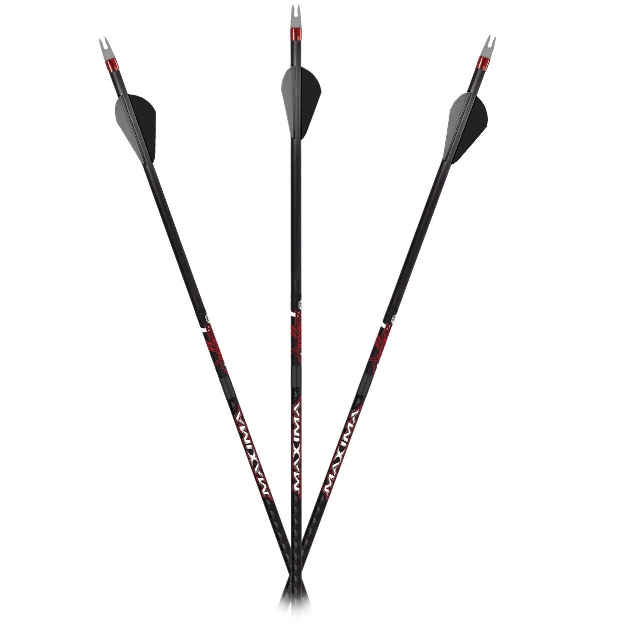 Carbon Express Maxima Sable RZ 350 Hunting Arrows – 12/pk