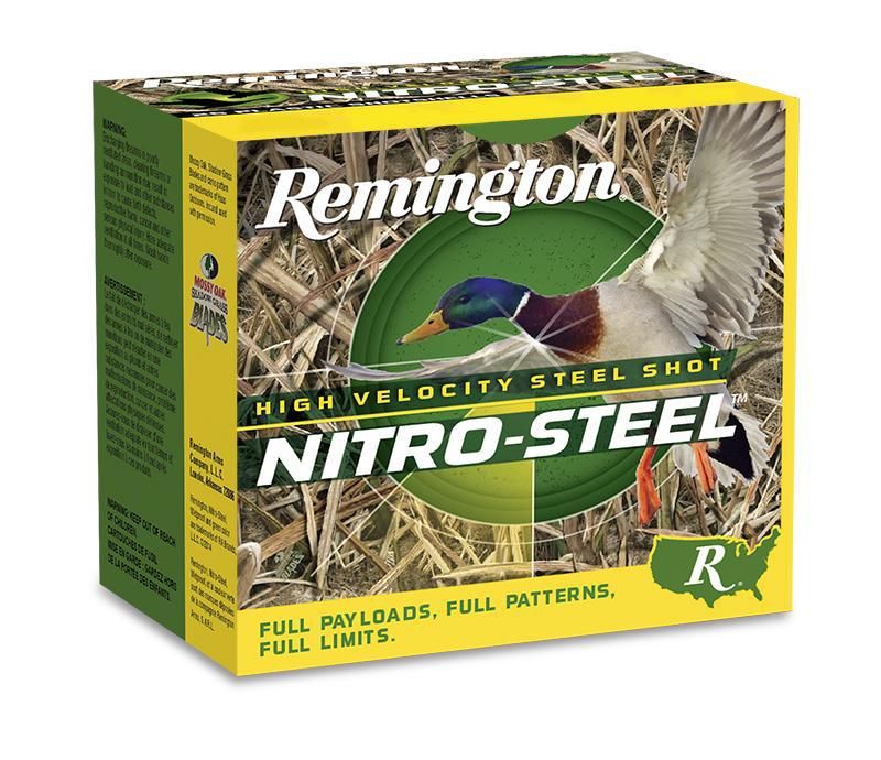 Remington Nitro-Steel Hi-Velocity Magnum Load Shotshell 16 ga 2-3/4″ 15/16 oz #2 1300 fps 25/ct