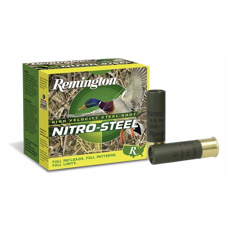 Remington Nitro-Steel Hi-Velocity Magnum Load Shotshell 10ga 3-1/2″ 1-1/2 oz #2 1450 fps 25/ct