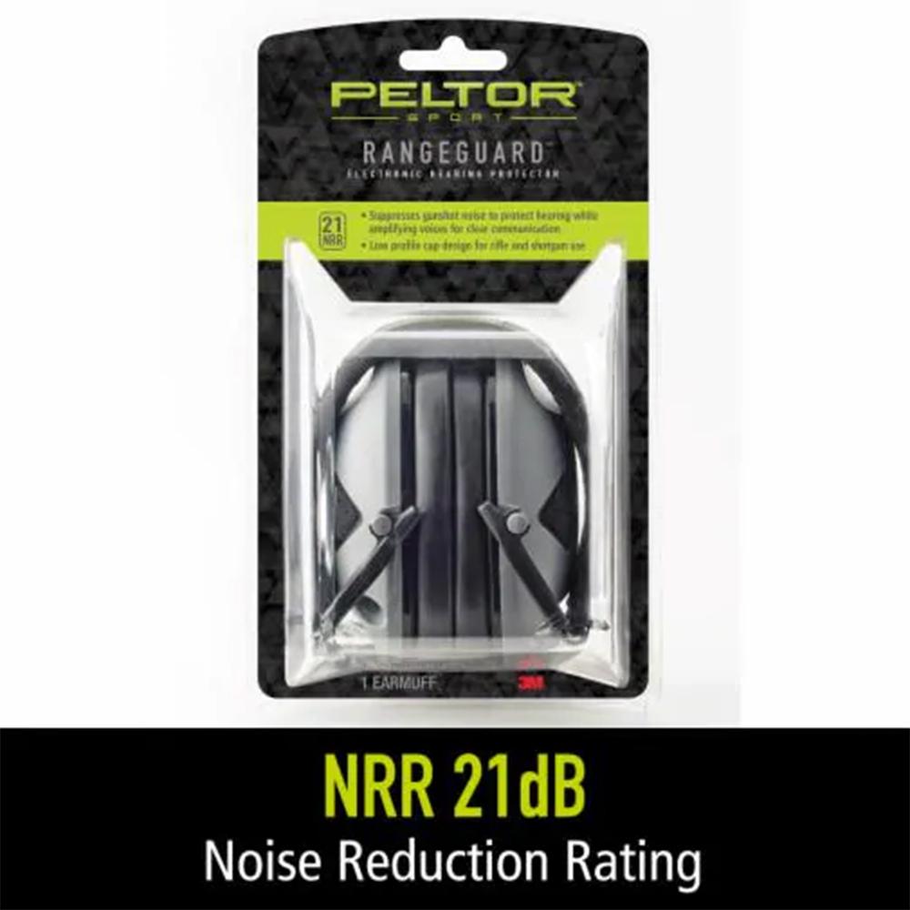 Peltor Sport RangeGuard Electronic Ear Muffs 21dB Grey