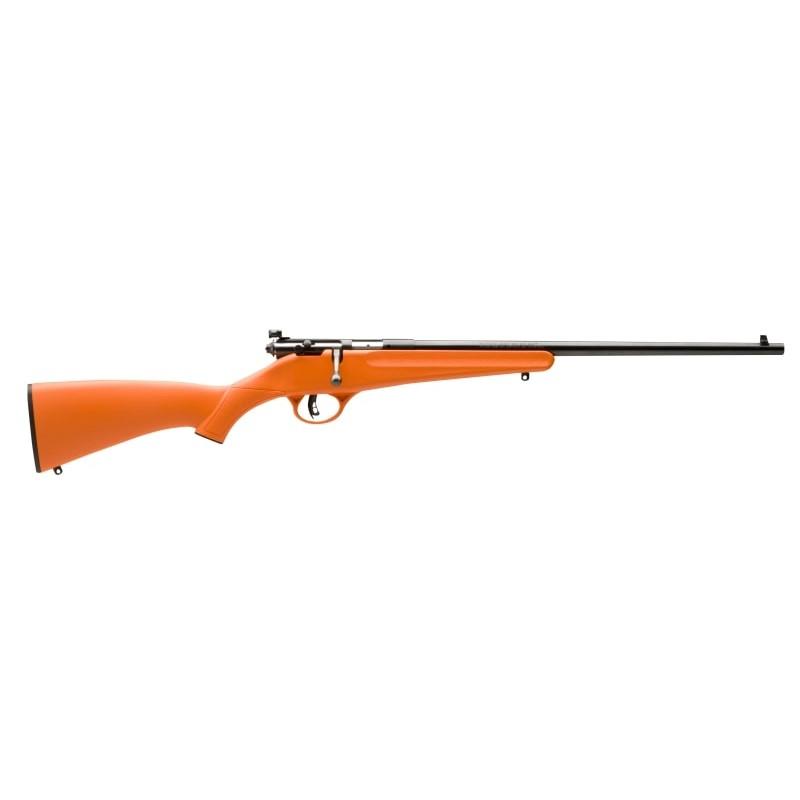 Savage Rascal Single Shot Rifle .22LR 1rd Capacity 16.125″ Barrel Orange Stock