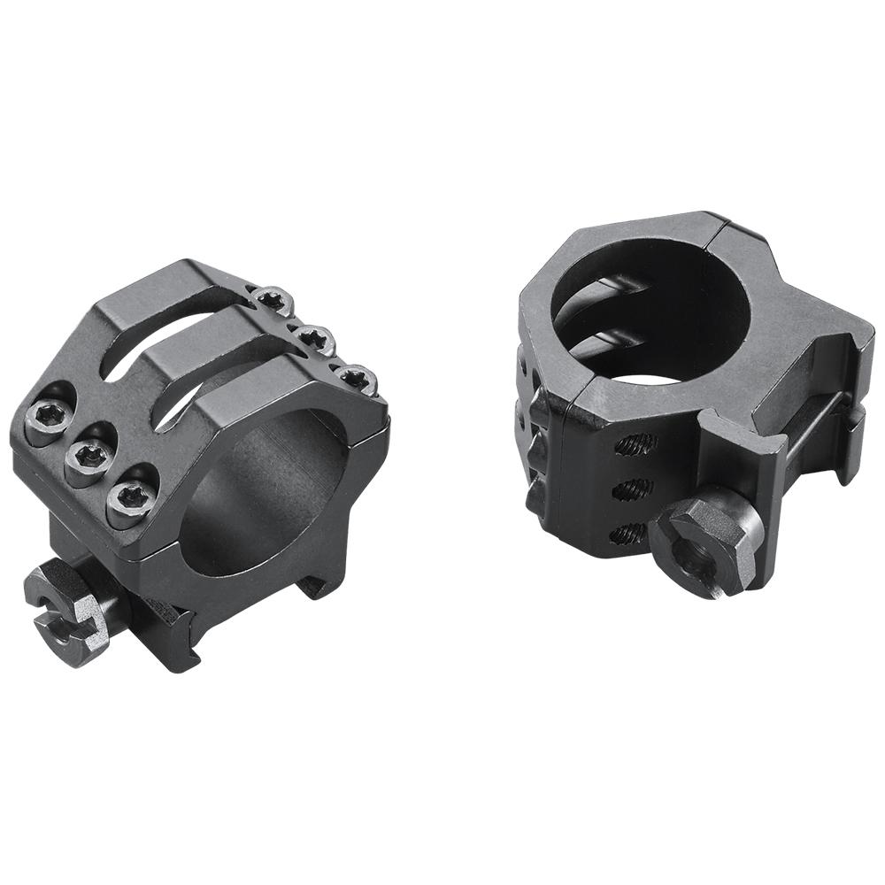 Weaver 6-Hole Aluminum Scope Rings 1″ Medium Matte
