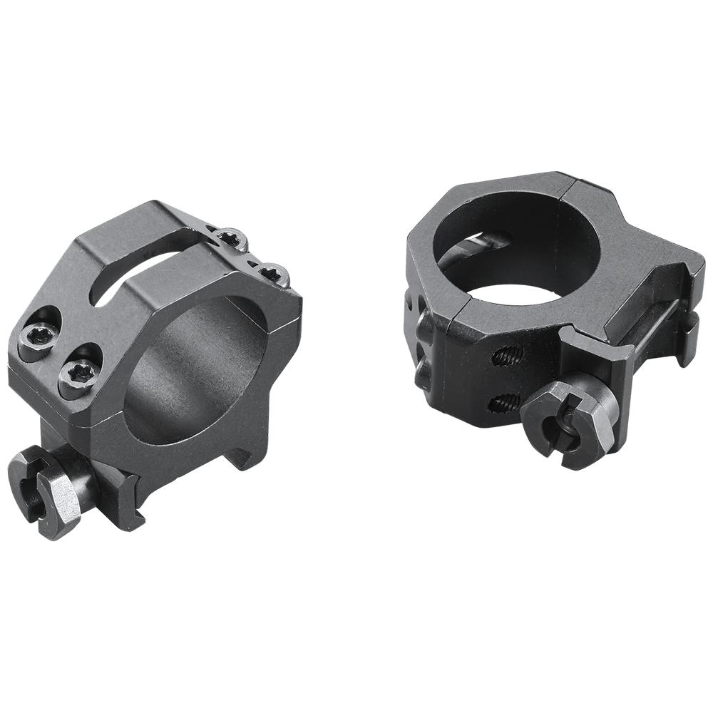 Weaver 4-Hole Skeleton Aluminum Scope Rings 1″ Medium Matte