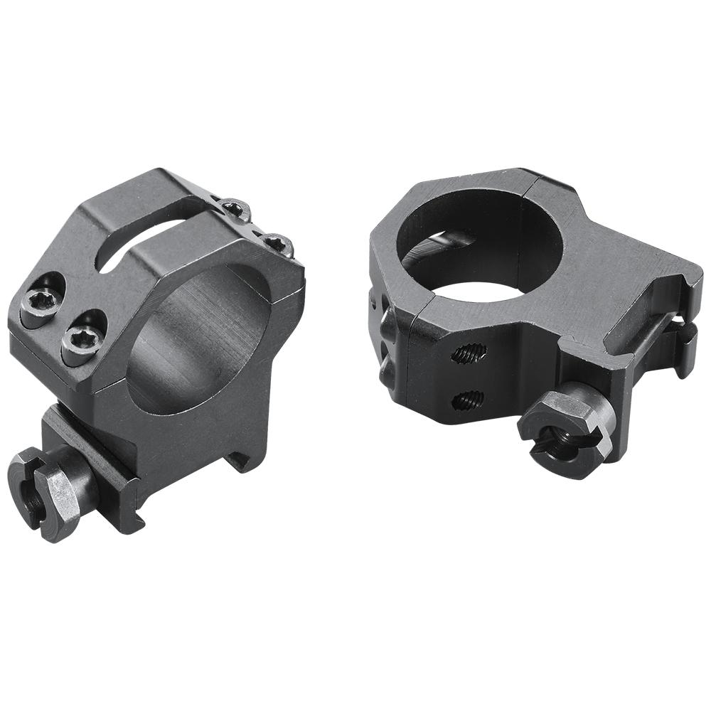 Weaver 4-Hole Skeleton Aluminum Scope Rings 1″ X-High Matte