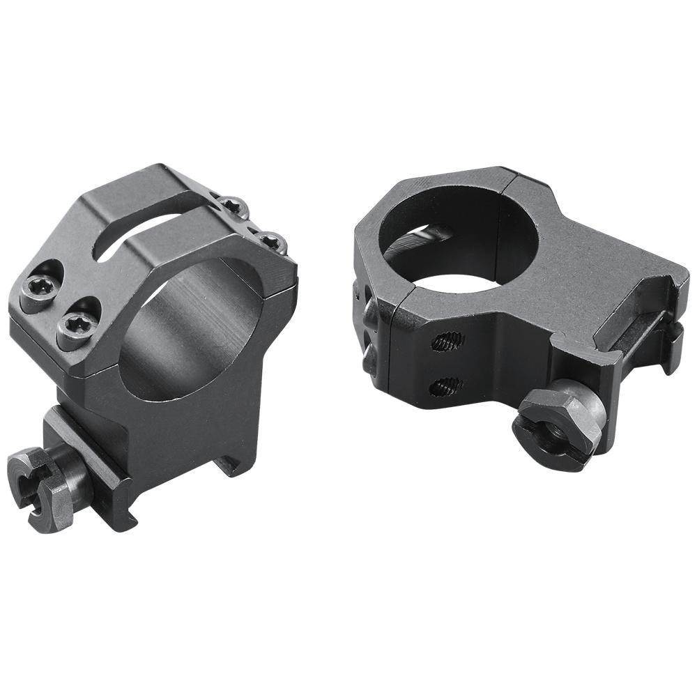 Weaver 4-Hole Skeleton Aluminum Scope Rings 1″ XX-High Matte