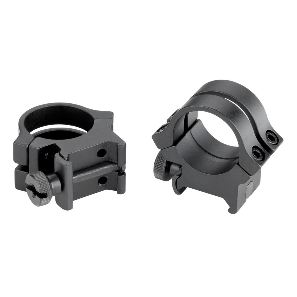 Weaver Quad Lock Detachable Scope Rings 1″ High Matte