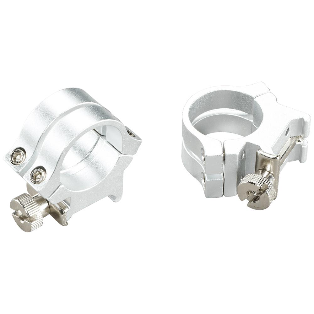 Weaver Quad Lock Detachable Scope Rings 1″ High Silver