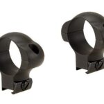 Weaver Grand Slam .22 cal Rimfire Ringmounts 1″ High Matte Black