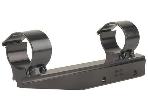 Weaver Detachable Side Mount Aluminum Scope Rings & Base Mount 1″ High (Long Style)