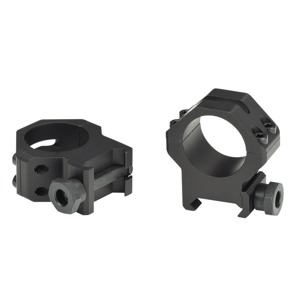 Weaver 4-Hole Tactical Picatinny Aluminum Scope Rings 1″ High Matte