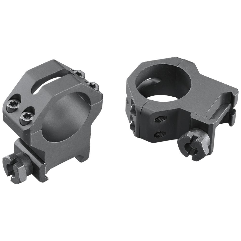Weaver 4-Hole Tactical Picatinny Aluminum Scope Rings 1″ X-High Matte