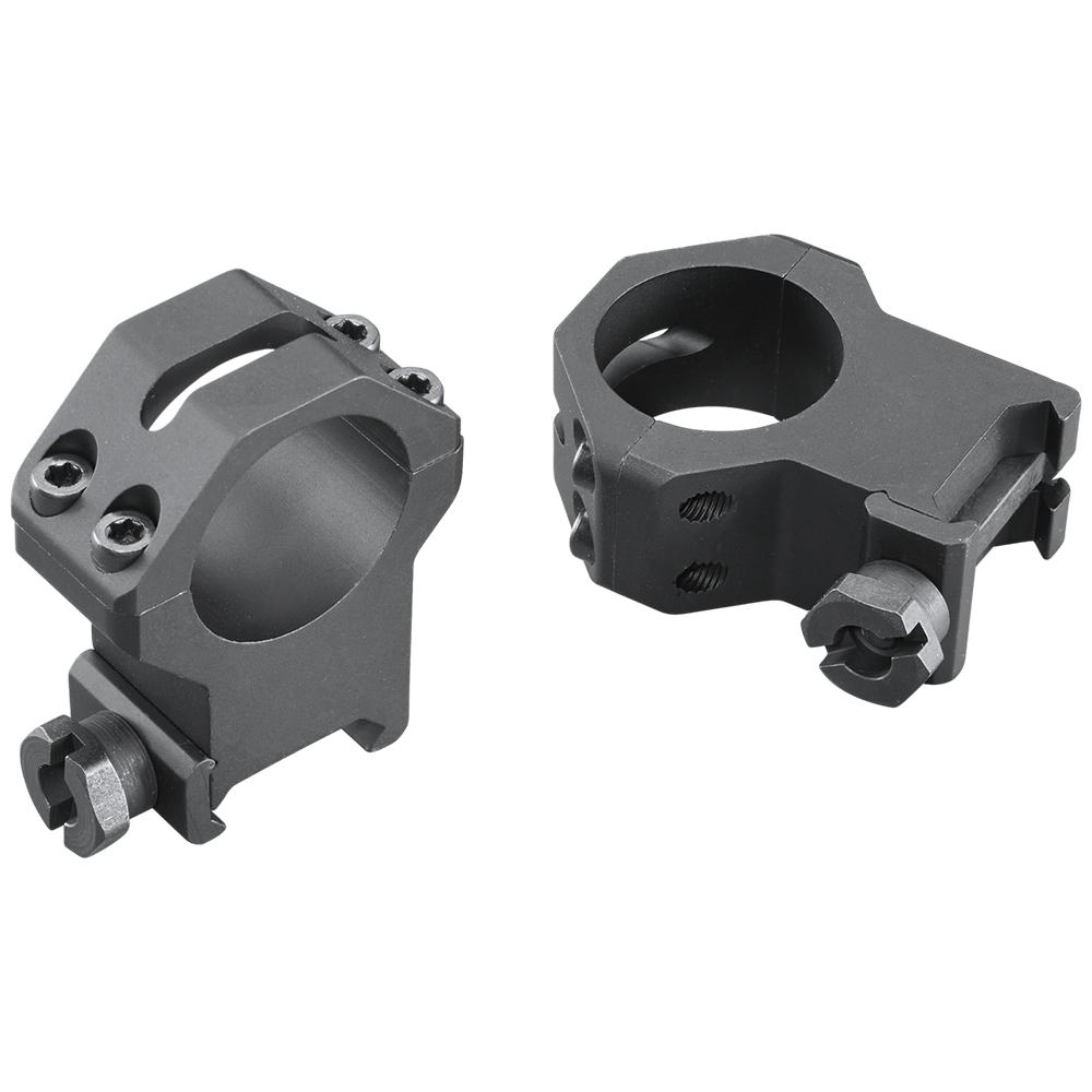 Weaver 4-Hole Tactical Picatinny Aluminum Scope Rings 1″ XX-High Matte