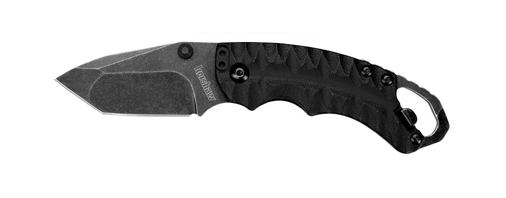 Kershaw Shuffle II Knife – Black / Tanto – 2-3/5″ Blade