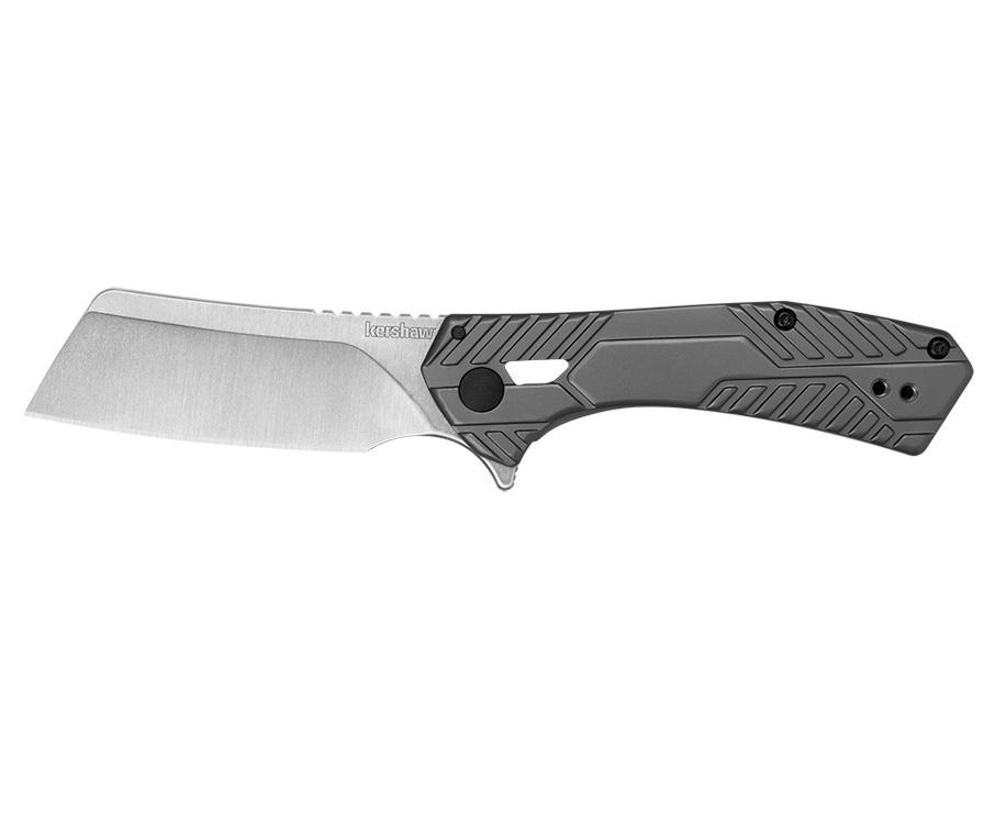Kershaw Static Knife with Flipper Open / Stainless Steel Handle – 2-4/5″ Blade