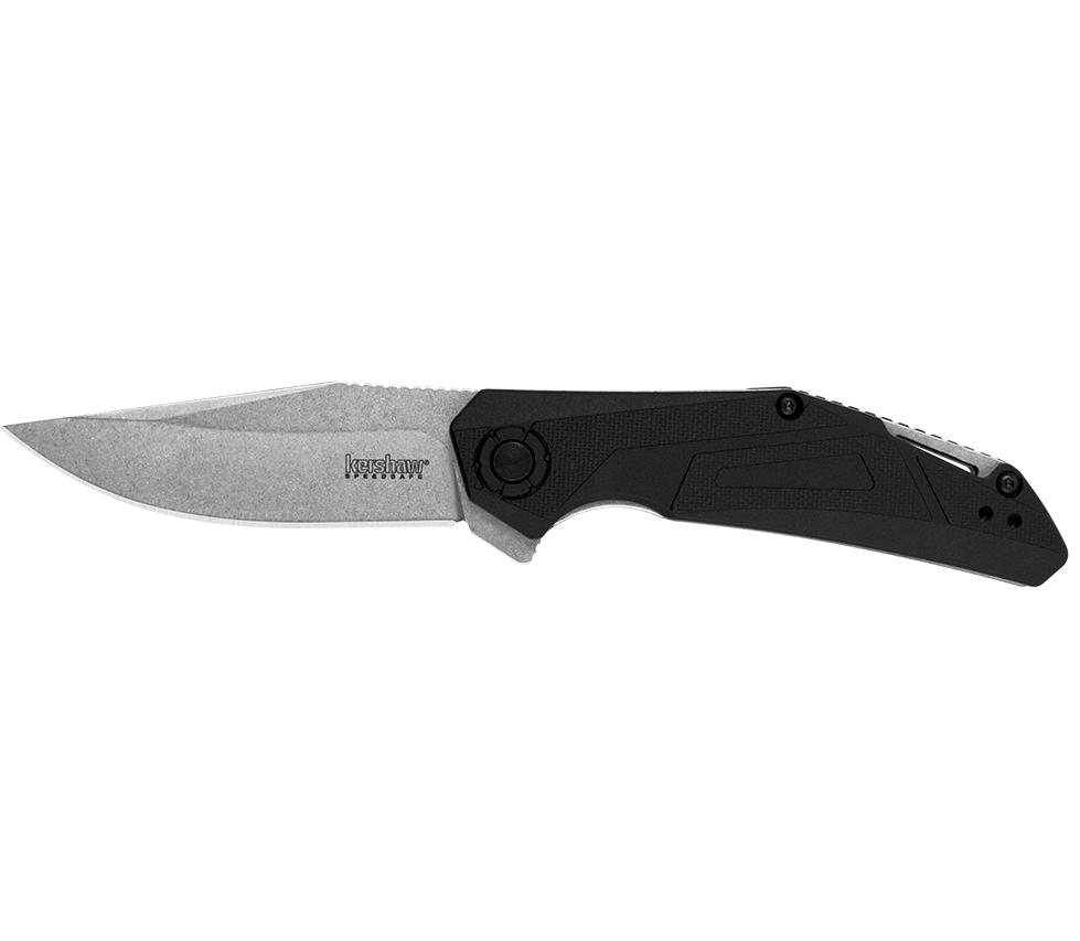 Kershaw Camshaft Knife with SpeedSafe 3″ Clip Point Blade Black