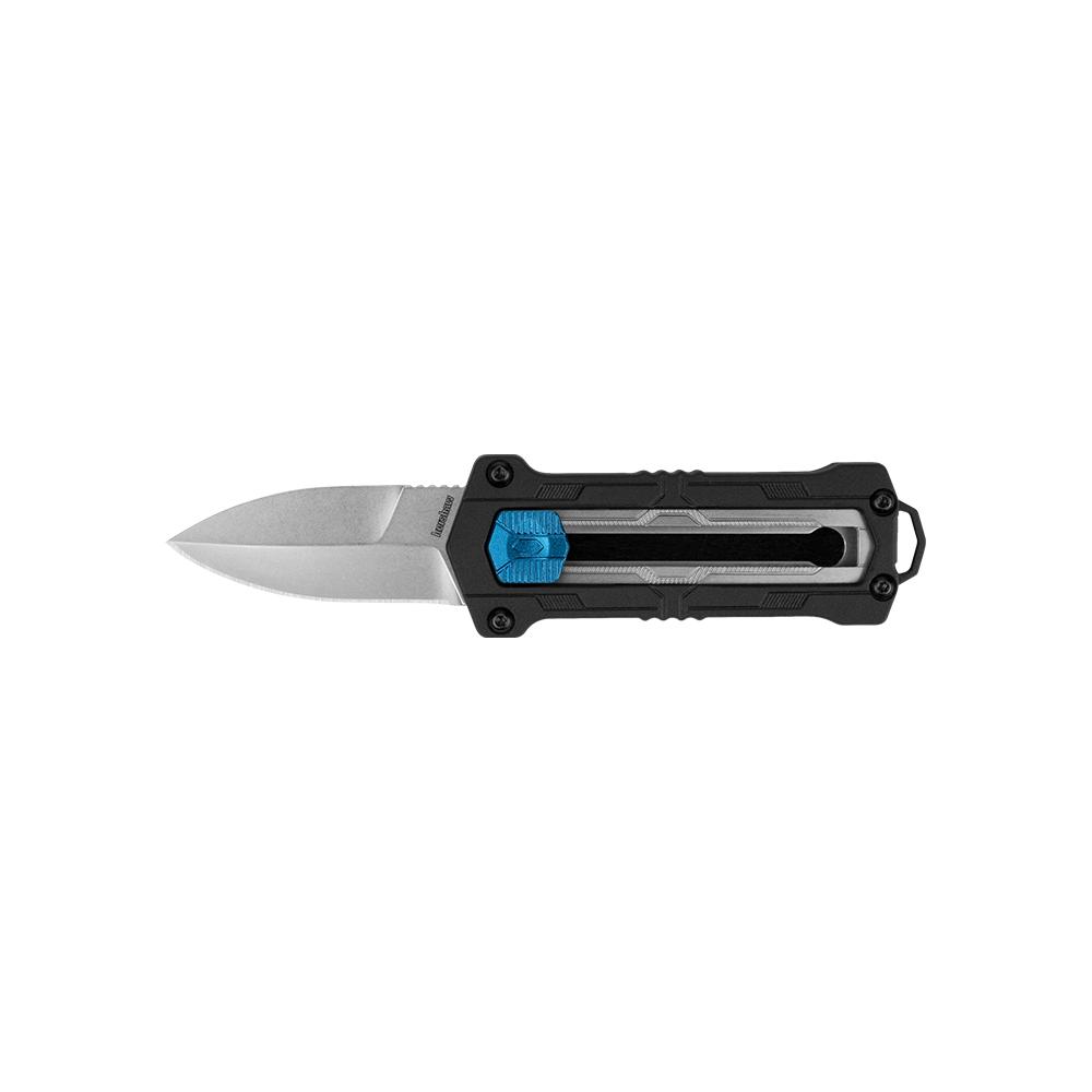 Kershaw Kapsule Manual OTF Folding Knife 1-9/10″ Spear Point Blade Black