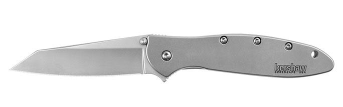 Kershaw Random Leek Reverse Tanto Assisted Folding Knife (3″ Bead Blast)