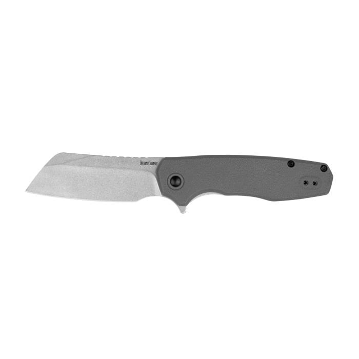 Kershaw Wharf Folding Knife 2-4/5″ Cleaver Blade Grey