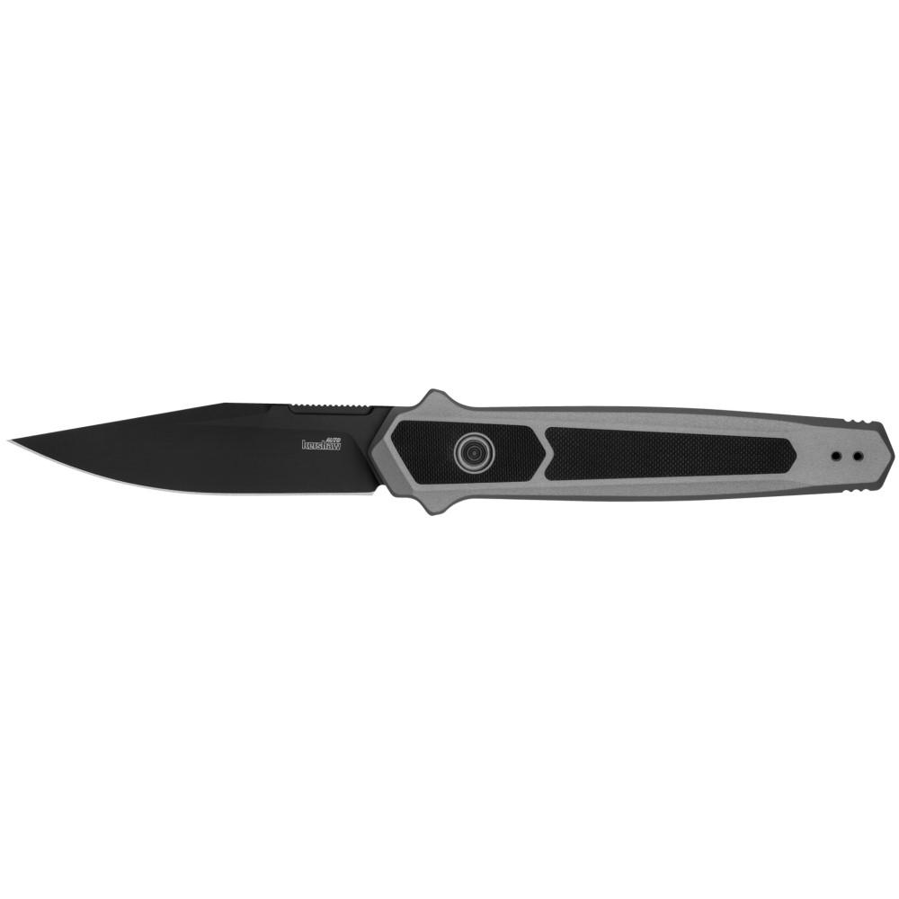 Kershaw Launch 17 Automatic Folding Knife 3-1/2″ Clip Point Blade Grey
