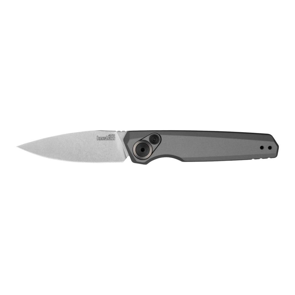 Kershaw Launch 18 Automatic Folding Knife 2-8/10″ Spear Point Blade Grey